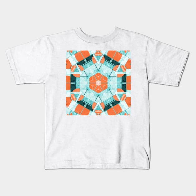 Marbled Tile Mosaic Pattern #1 Kids T-Shirt by MarbleCloud